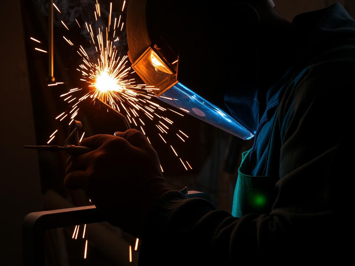 Trabajo de soldadura